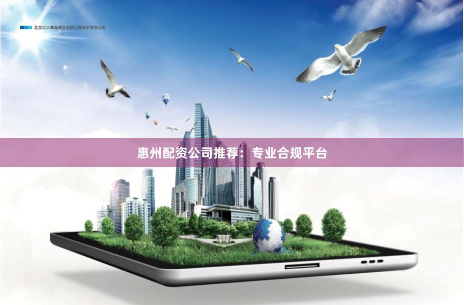 惠州配资公司推荐：专业合规平台